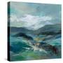 Turquoise Slopes I-Silvia Vassileva-Stretched Canvas