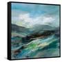 Turquoise Slopes II-Silvia Vassileva-Framed Stretched Canvas