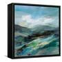 Turquoise Slopes II-Silvia Vassileva-Framed Stretched Canvas