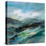 Turquoise Slopes II-Silvia Vassileva-Stretched Canvas