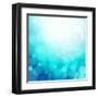 Turquoise Summer Background-OlgaYakovenko-Framed Art Print