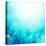 Turquoise Summer Background-OlgaYakovenko-Stretched Canvas