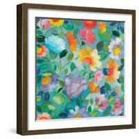 Turquoise Textile-Kim Parker-Framed Giclee Print