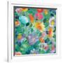 Turquoise Textile-Kim Parker-Framed Giclee Print