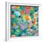 Turquoise Textile-Kim Parker-Framed Premium Giclee Print