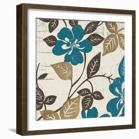 Turquoise Tile 2-Morgan Yamada-Framed Art Print