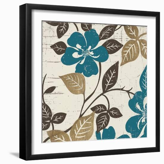 Turquoise Tile 2-Morgan Yamada-Framed Art Print