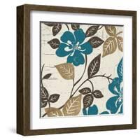 Turquoise Tile 2-Morgan Yamada-Framed Art Print