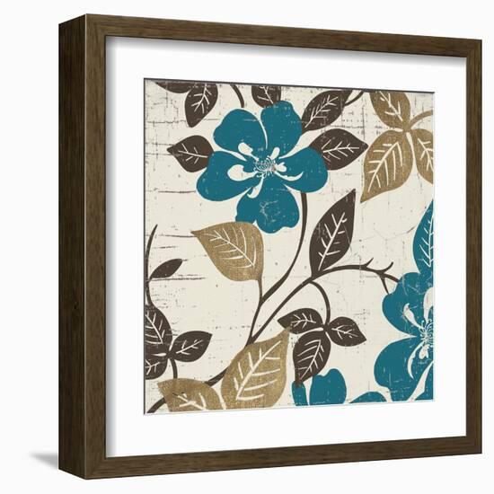 Turquoise Tile 2-Morgan Yamada-Framed Art Print