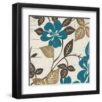 Turquoise Tile 2-Morgan Yamada-Framed Art Print