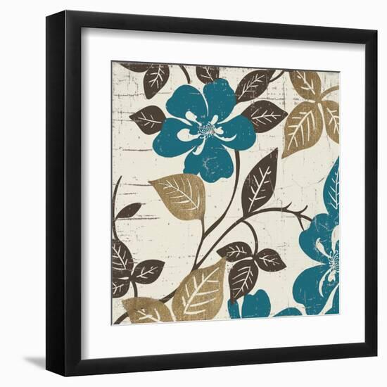 Turquoise Tile 2-Morgan Yamada-Framed Art Print