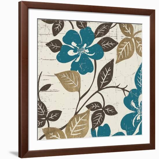 Turquoise Tile 2-Morgan Yamada-Framed Art Print