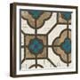 Turquoise Tile 4-Morgan Yamada-Framed Art Print