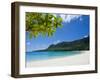 Turquoise Water and White Sand at Champagne Beach, Island of Espiritu Santo, Vanuatu, South Pacific-Michael Runkel-Framed Photographic Print