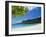 Turquoise Water and White Sand at Champagne Beach, Island of Espiritu Santo, Vanuatu, South Pacific-Michael Runkel-Framed Photographic Print