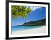 Turquoise Water and White Sand at Champagne Beach, Island of Espiritu Santo, Vanuatu, South Pacific-Michael Runkel-Framed Photographic Print