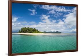 Turquoise water and white sand beach, White Island, Buka, Bougainville, Papua New Guinea, Pacific-Michael Runkel-Framed Photographic Print