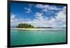 Turquoise water and white sand beach, White Island, Buka, Bougainville, Papua New Guinea, Pacific-Michael Runkel-Framed Photographic Print