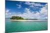 Turquoise water and white sand beach, White Island, Buka, Bougainville, Papua New Guinea, Pacific-Michael Runkel-Mounted Photographic Print