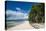 Turquoise water and white sand beach, White Island, Buka, Bougainville, Papua New Guinea, Pacific-Michael Runkel-Stretched Canvas