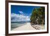 Turquoise water and white sand beach, White Island, Buka, Bougainville, Papua New Guinea, Pacific-Michael Runkel-Framed Photographic Print