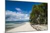 Turquoise water and white sand beach, White Island, Buka, Bougainville, Papua New Guinea, Pacific-Michael Runkel-Mounted Photographic Print