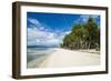 Turquoise water and white sand beach, White Island, Buka, Bougainville, Papua New Guinea, Pacific-Michael Runkel-Framed Photographic Print