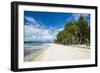 Turquoise water and white sand beach, White Island, Buka, Bougainville, Papua New Guinea, Pacific-Michael Runkel-Framed Photographic Print