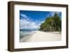 Turquoise water and white sand beach, White Island, Buka, Bougainville, Papua New Guinea, Pacific-Michael Runkel-Framed Photographic Print