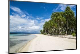 Turquoise water and white sand beach, White Island, Buka, Bougainville, Papua New Guinea, Pacific-Michael Runkel-Mounted Photographic Print