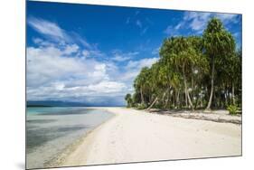 Turquoise water and white sand beach, White Island, Buka, Bougainville, Papua New Guinea, Pacific-Michael Runkel-Mounted Premium Photographic Print