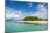 Turquoise water and white sand beach, White Island, Buka, Bougainville, Papua New Guinea, Pacific-Michael Runkel-Mounted Photographic Print