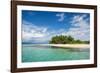 Turquoise water and white sand beach, White Island, Buka, Bougainville, Papua New Guinea, Pacific-Michael Runkel-Framed Photographic Print