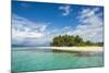 Turquoise water and white sand beach, White Island, Buka, Bougainville, Papua New Guinea, Pacific-Michael Runkel-Mounted Photographic Print