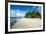 Turquoise water and white sand beach, White Island, Buka, Bougainville, Papua New Guinea, Pacific-Michael Runkel-Framed Photographic Print