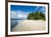 Turquoise water and white sand beach, White Island, Buka, Bougainville, Papua New Guinea, Pacific-Michael Runkel-Framed Photographic Print