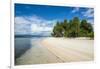 Turquoise water and white sand beach, White Island, Buka, Bougainville, Papua New Guinea, Pacific-Michael Runkel-Framed Photographic Print