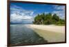 Turquoise water and white sand beach, White Island, Buka, Bougainville, Papua New Guinea, Pacific-Michael Runkel-Framed Photographic Print