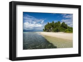 Turquoise water and white sand beach, White Island, Buka, Bougainville, Papua New Guinea, Pacific-Michael Runkel-Framed Photographic Print