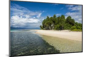 Turquoise water and white sand beach, White Island, Buka, Bougainville, Papua New Guinea, Pacific-Michael Runkel-Mounted Photographic Print