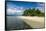 Turquoise water and white sand beach, White Island, Buka, Bougainville, Papua New Guinea, Pacific-Michael Runkel-Framed Stretched Canvas