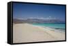 Turquoise Water at the Beach in Shuab Bay on the West Coast of the Island of Socotra-Michael Runkel-Framed Stretched Canvas