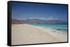 Turquoise Water at the Beach in Shuab Bay on the West Coast of the Island of Socotra-Michael Runkel-Framed Stretched Canvas