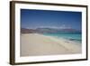 Turquoise Water at the Beach in Shuab Bay on the West Coast of the Island of Socotra-Michael Runkel-Framed Photographic Print