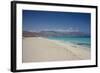 Turquoise Water at the Beach in Shuab Bay on the West Coast of the Island of Socotra-Michael Runkel-Framed Photographic Print