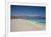 Turquoise Water at the Beach in Shuab Bay on the West Coast of the Island of Socotra-Michael Runkel-Framed Photographic Print