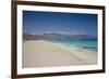 Turquoise Water at the Beach in Shuab Bay on the West Coast of the Island of Socotra-Michael Runkel-Framed Photographic Print