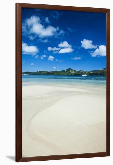 Turquoise Water at the Nanuya Lailai Island, Blue Lagoon, Yasawa, Fiji, South Pacific-Michael Runkel-Framed Photographic Print