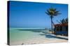 Turquoise Water Lac Bay, Bonaire, ABC Islands, Netherlands Antilles, Caribbean, Central America-Michael Runkel-Stretched Canvas