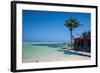 Turquoise Water Lac Bay, Bonaire, ABC Islands, Netherlands Antilles, Caribbean, Central America-Michael Runkel-Framed Photographic Print